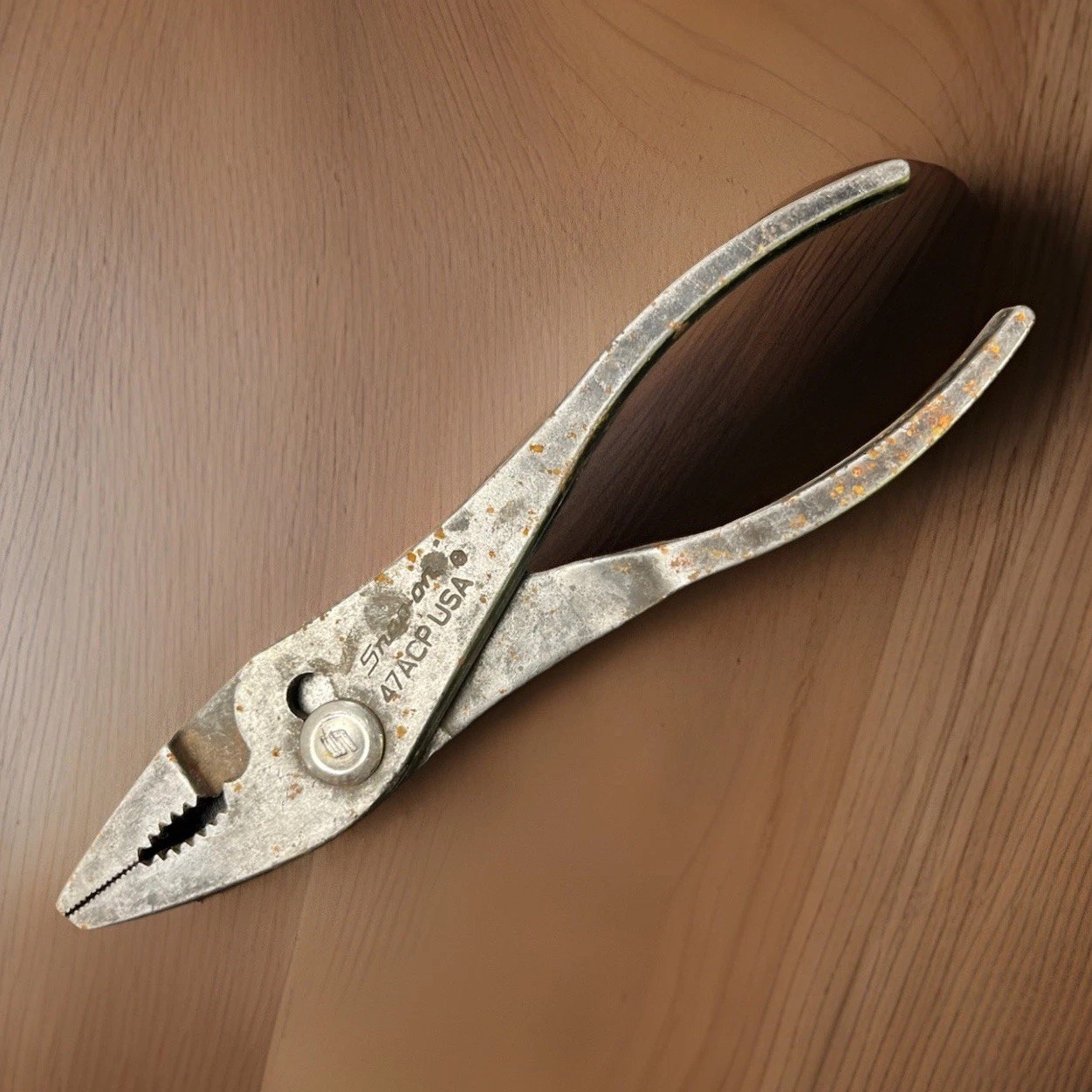 Snap-on 47ACP Slip Joint Pliers USA Made – Vintage Steel Hand Tool