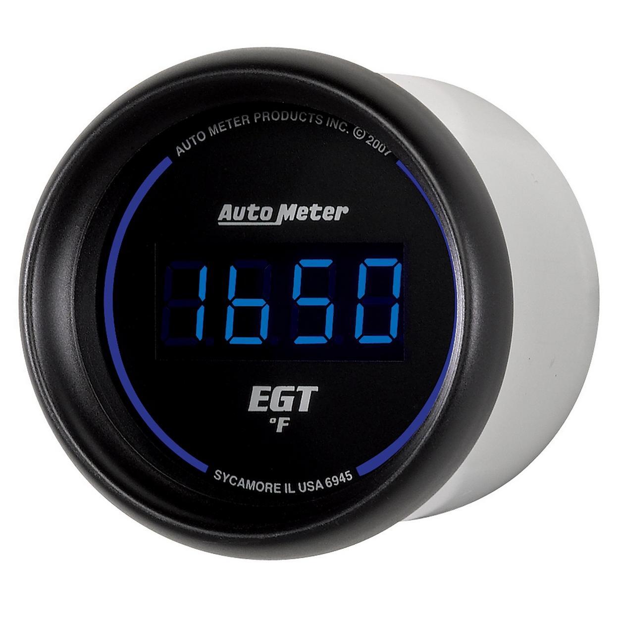 AutoMeter GAUGE, PYROMETER (EGT), 2 1/16″, 1600 Degrees F, DIGITAL, BLACK DIAL*2