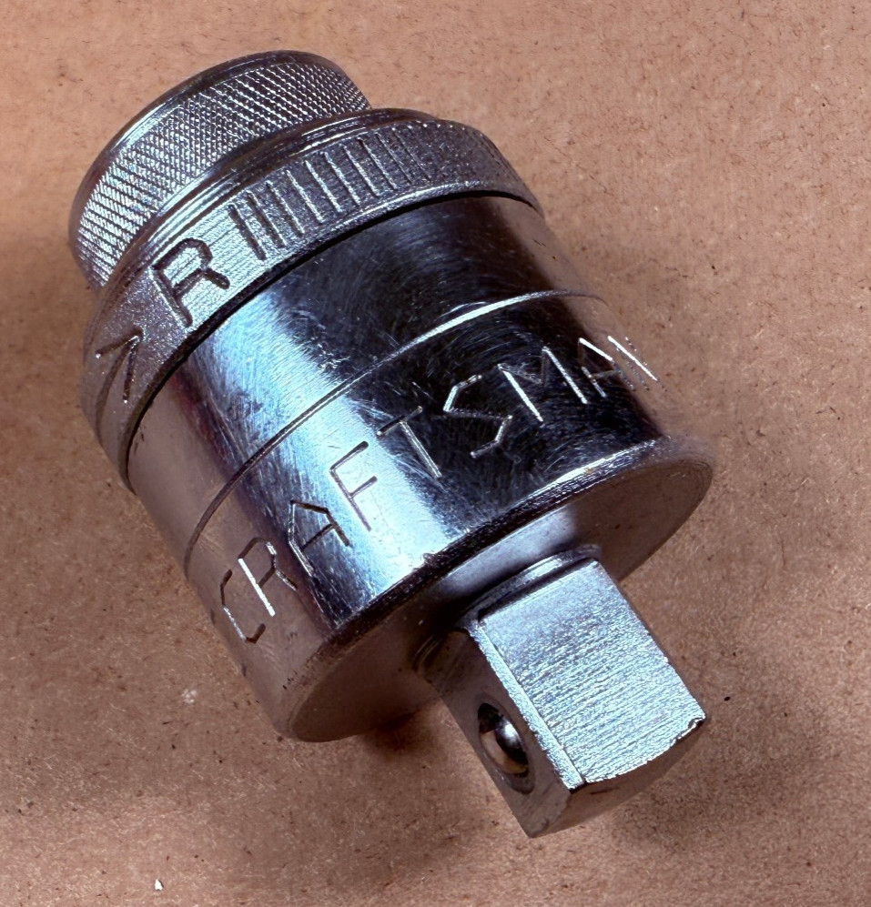 Vintage Craftsman USA =V= Series 1/2″ Drive Ratcheting Breaker Bar Adapter 4474