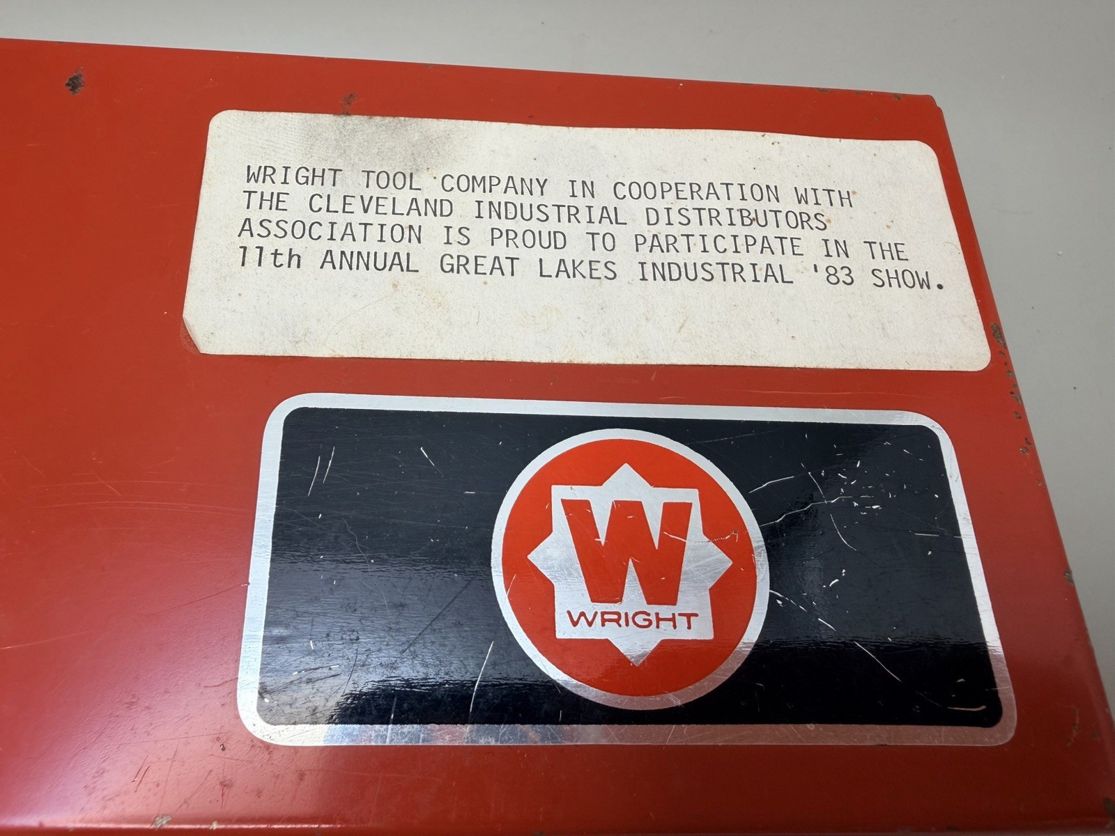 NOS Vintage Wright Tool & Forge Company 13-piece 3/8” Socket Set model NO. 319