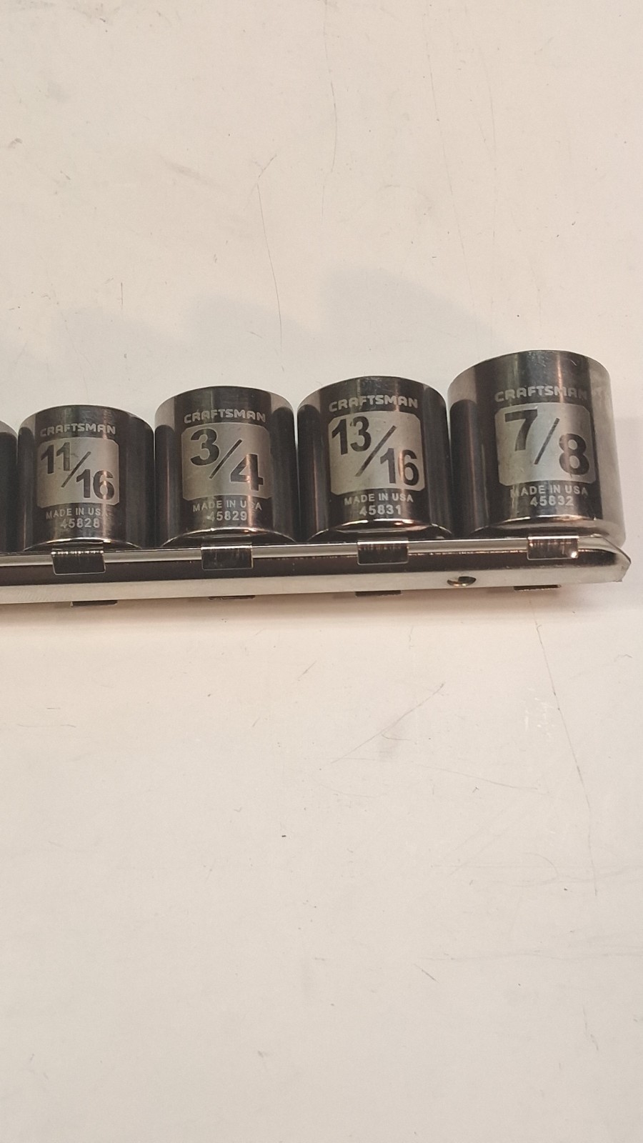 CRAFTSMAN EASY READ 24-PIECE 3/8″ DRIVE 6 POINT METRIC/SAE SOCKET SET *USA*