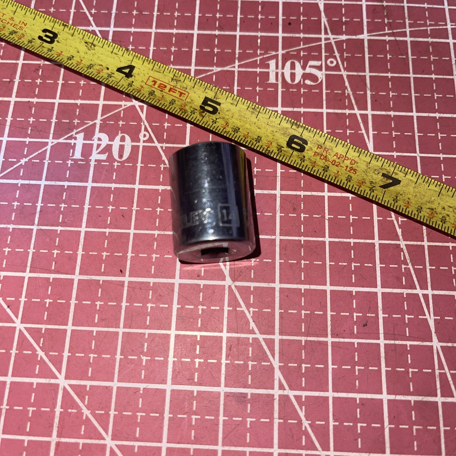 Stanley Tools 86-114 14 MM Metric 1/4 In Drive 6 Point Socket 86114 14MM 1/4”