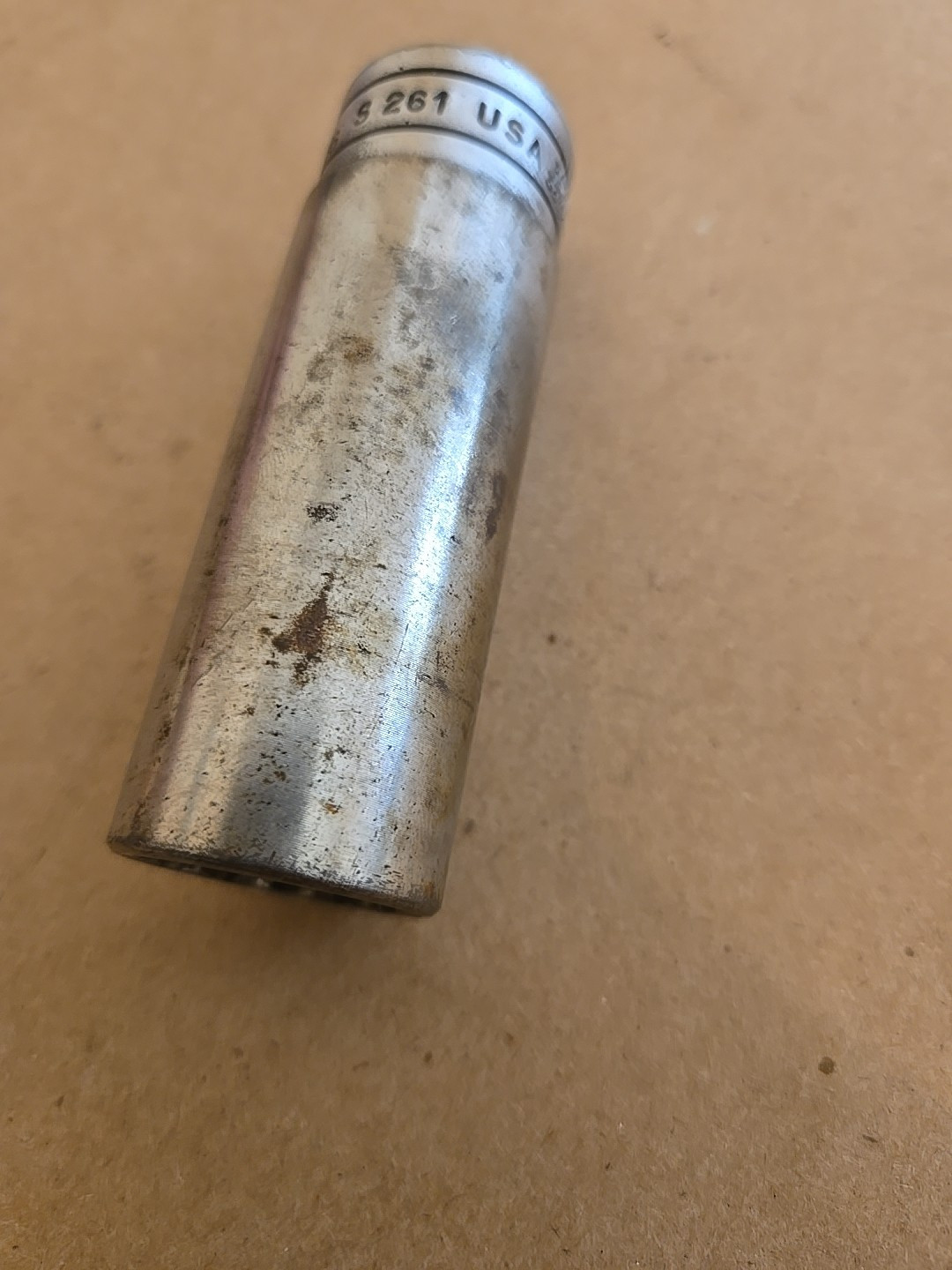 Snap On 1/2″ Drive 13/16″ 12PT SAE Deep Chrome Socket S261