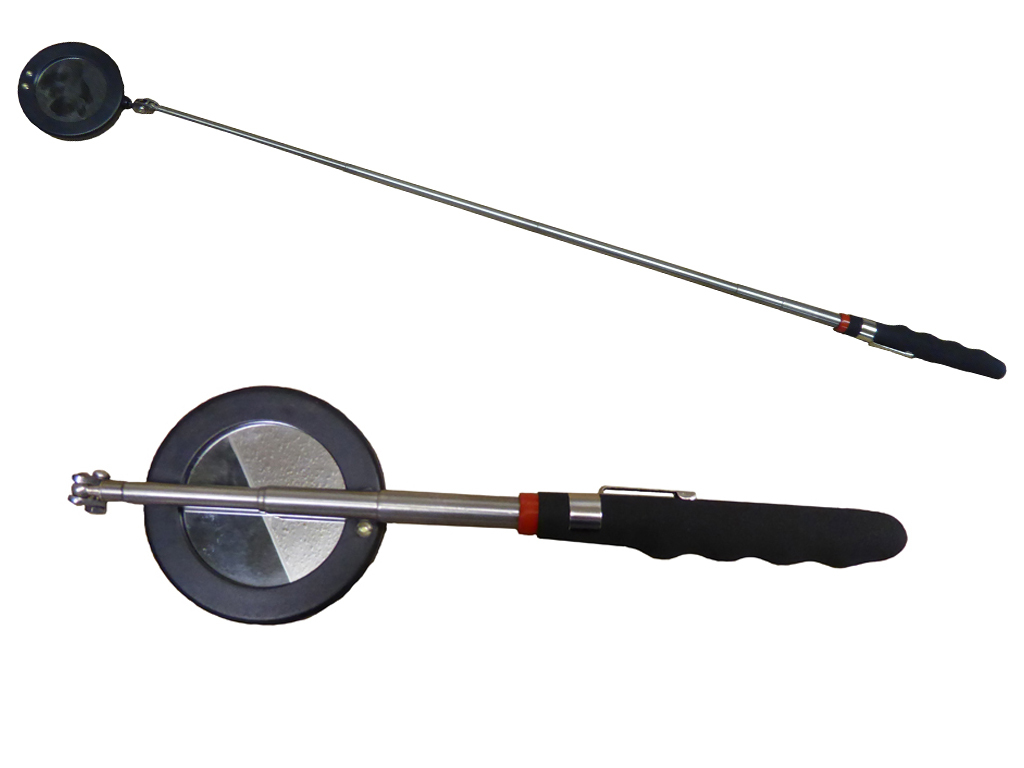 TELESCOPIC INSPECTION MIRROR with LED LIGHT mechanic car truck garage