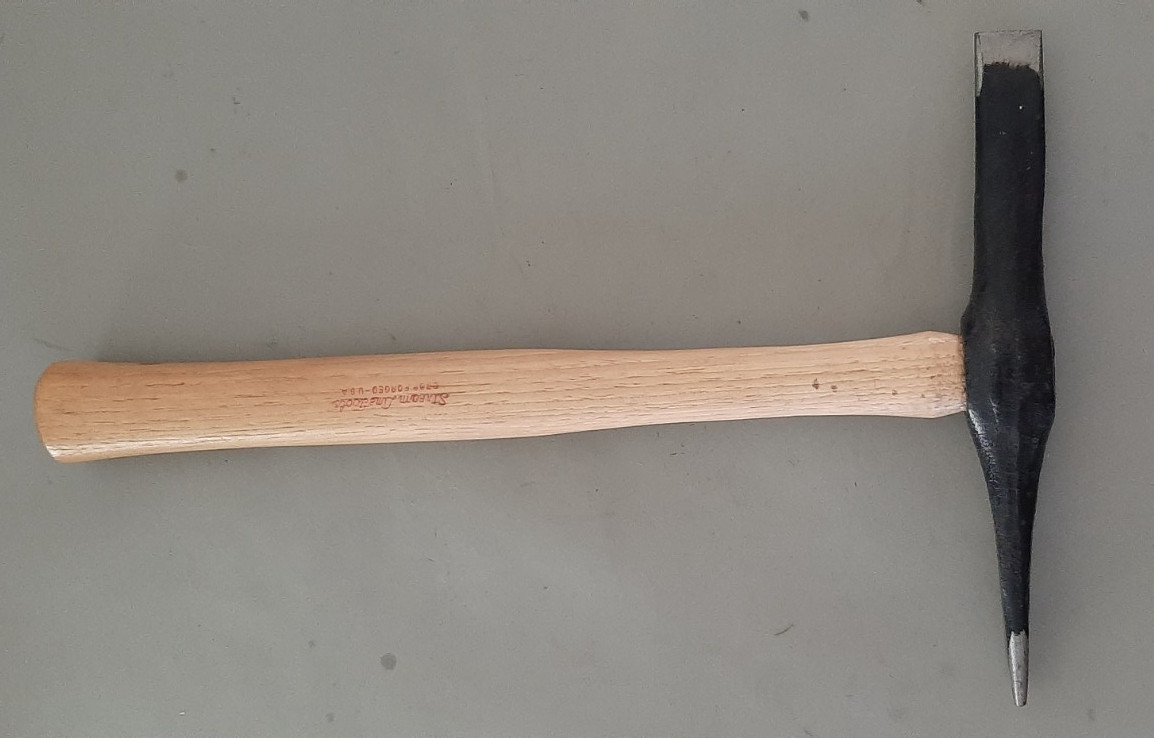NOS Vintage Stream Line USA 152 Straight & Cross Peen Chisel Auto Body Hammer