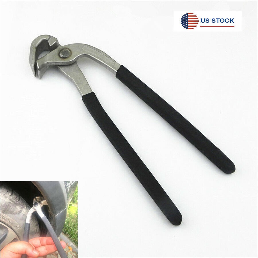 Steel Handle Leaf Edge Pliers Flat Metal Dent Car Paint Non-Damaged Repair Tool