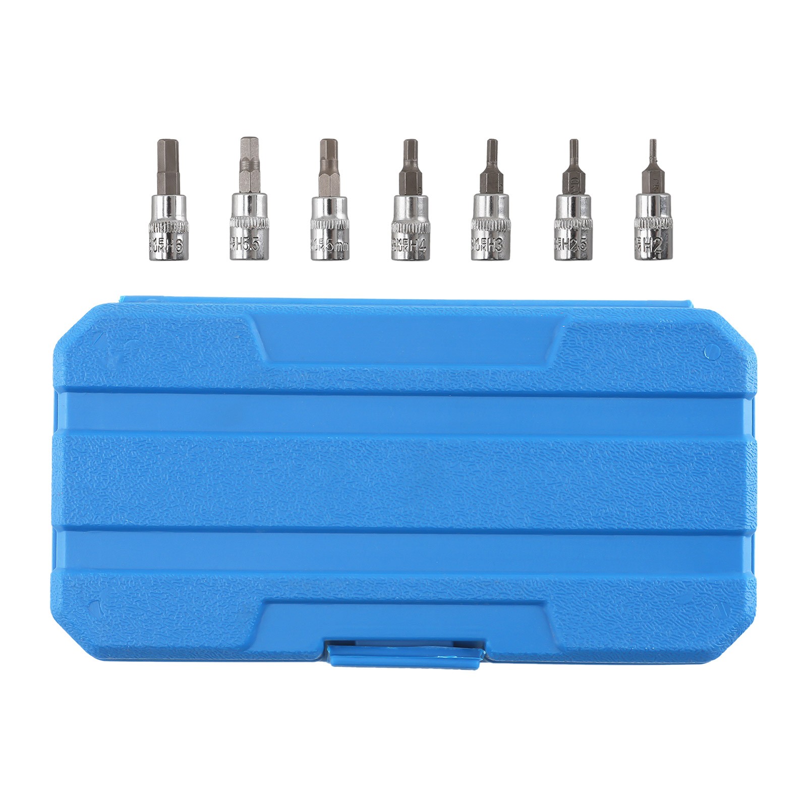 13pc Metric Hex Bit Socket Set CR-V & S2 Steel 1/4 3/8 1/2 Drive 2mm to 14mm