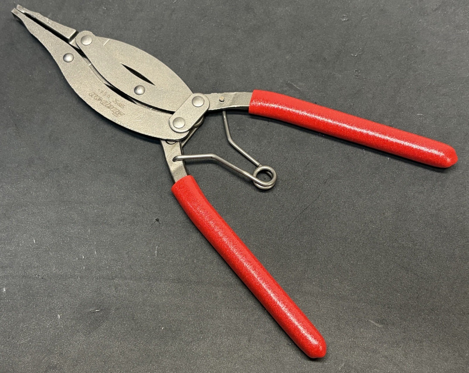 Snap-on High-Leverage RED Soft Grip Transmission Snap Ring Pliers SRP5C