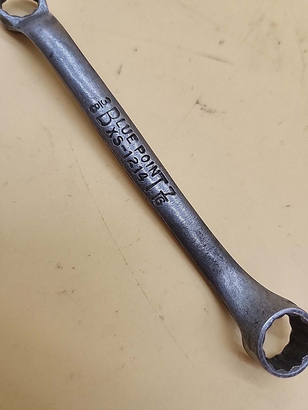 Blue Point 3/8-7/16 12PT Short Offset Box End Wrench XS-1214 USA