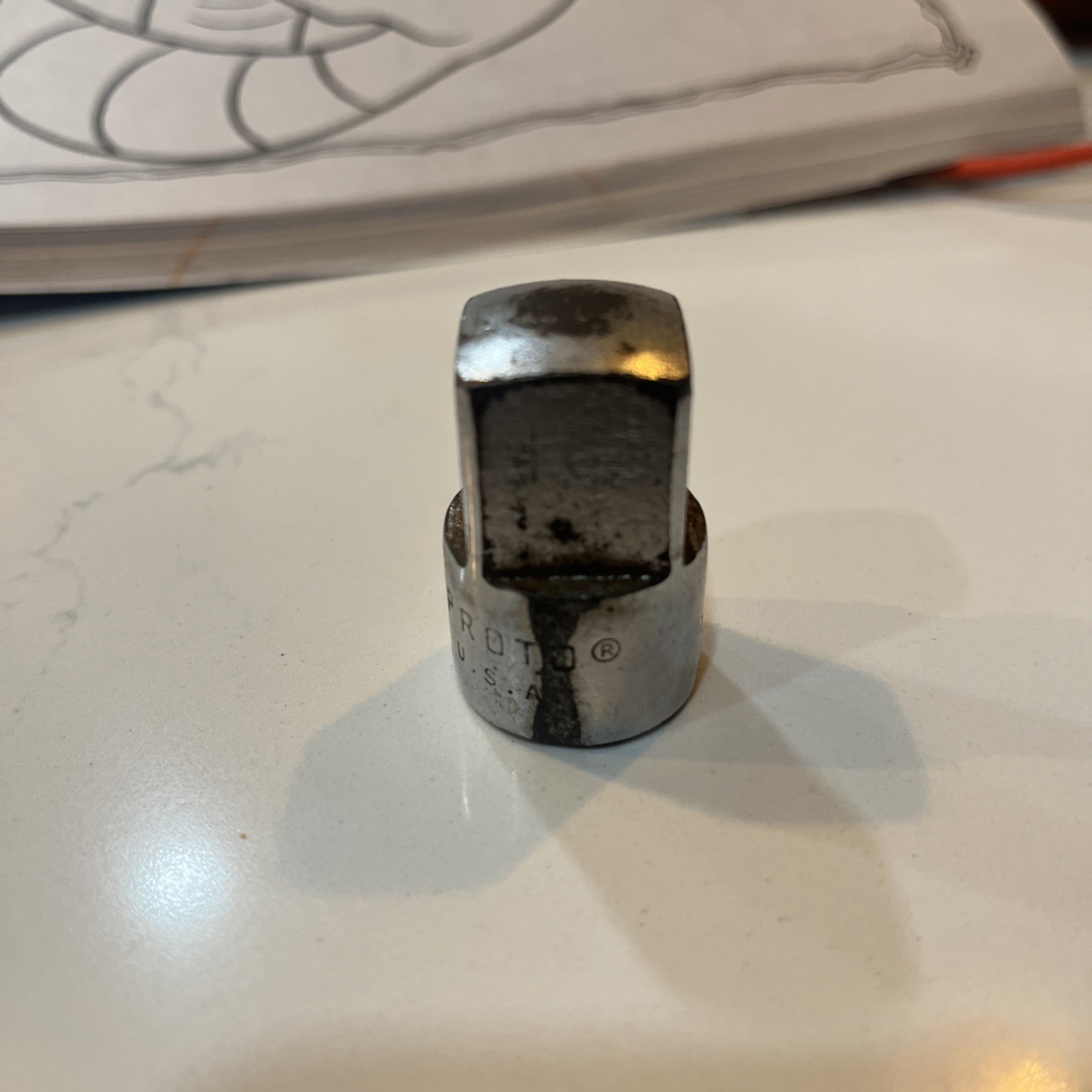 Proto Professional 5653 Socket Adapter 1/2″ Female to 3/4″ Male Made in USA
