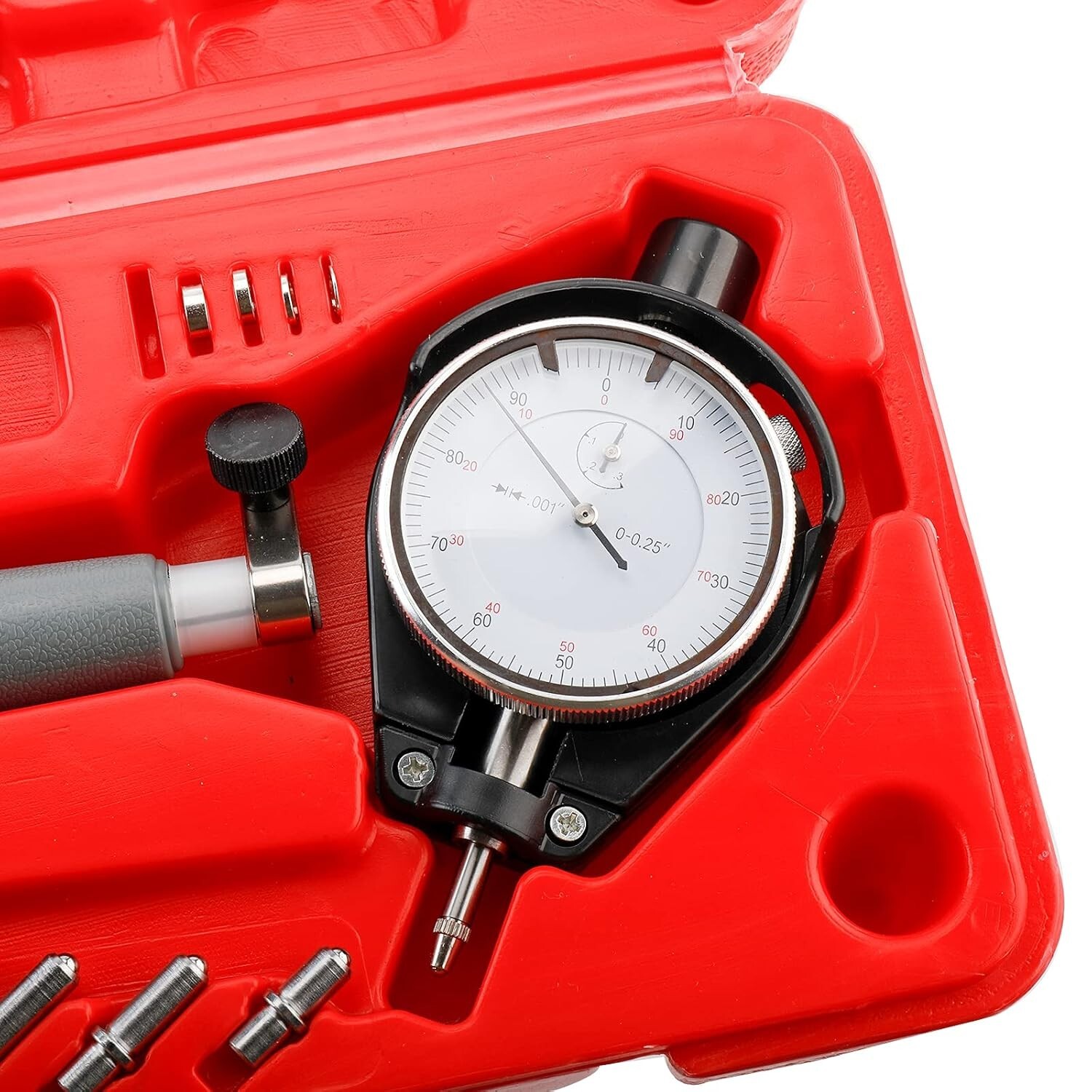 Dial Bore Gauge Set Range 2.0″-6.0″ Diameter Indicator Measuring Engine Cylinder