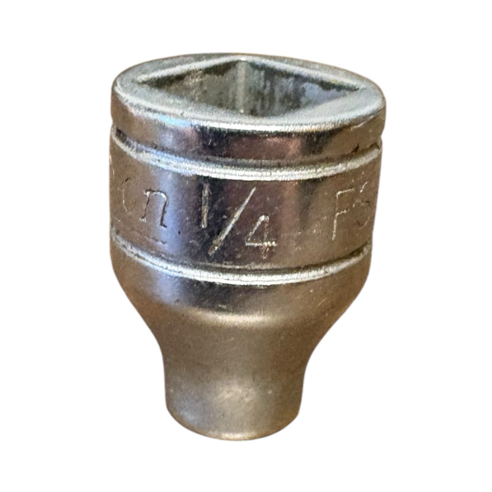 Snap-on FS081 1/4” SAE 6 Point Shallow Socket 3/8” Drive USA