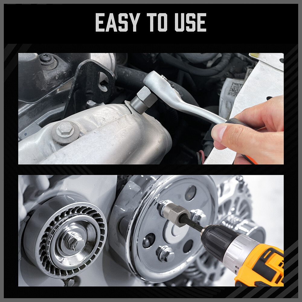 HORUSDY 15 Impact Damaged Bolt Nut Screw Remover Tool Socket Threading Extractor