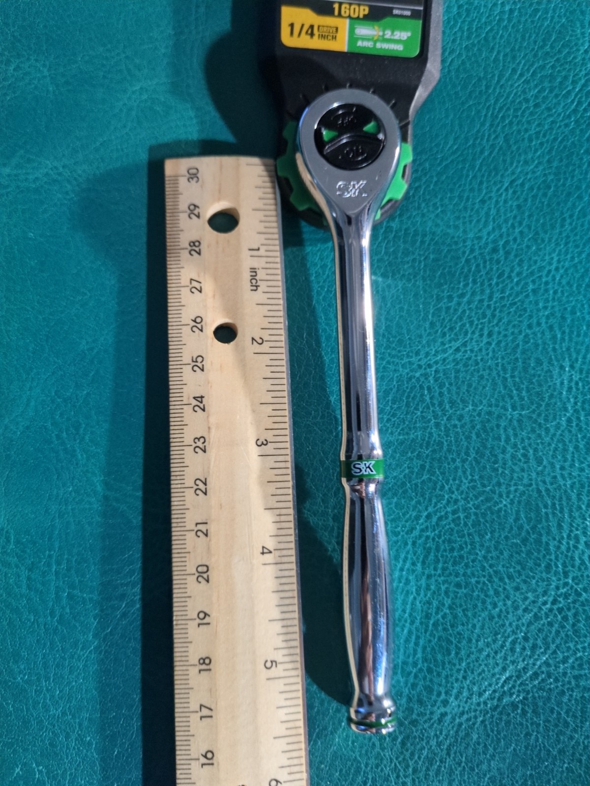 SK 1/4″ Dr Ratchet 160 Pos New LIFETIME WARRANTY Chrome Dual Pawls 2.25 Degree