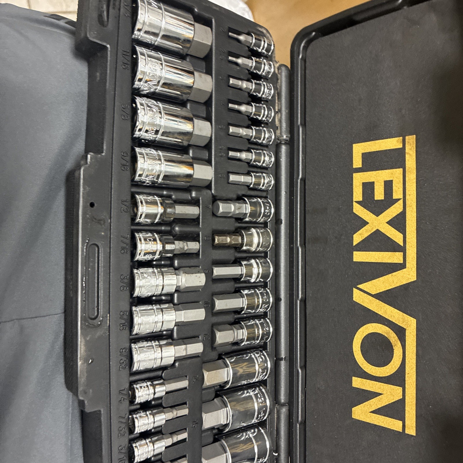Complete 32-Piece HEX Bit Socket Set – Chrome Finish, Durable & Compact Case