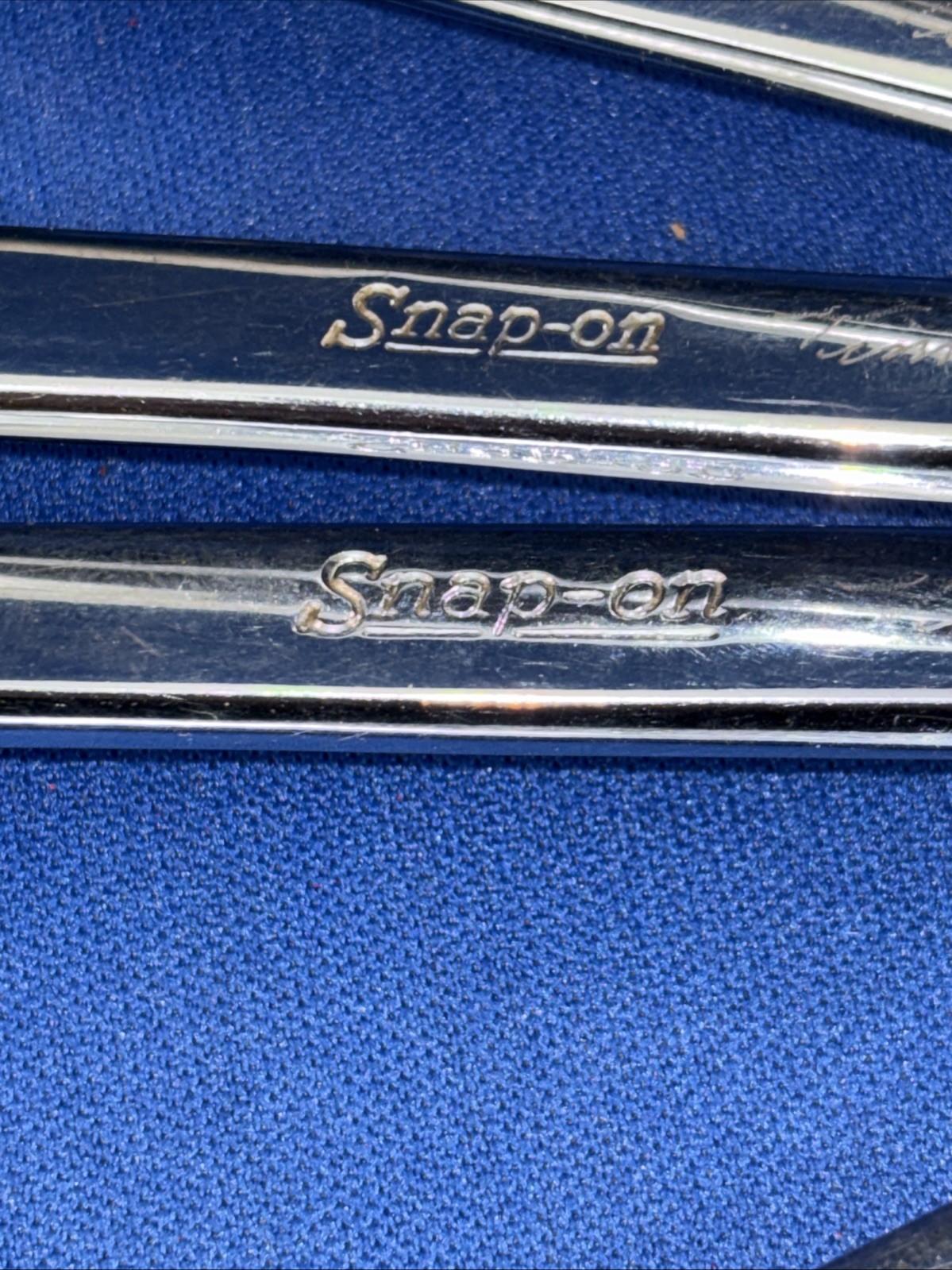Snap On Tools USA 8pc OEXM 6mm-13mm Short Chrome Combination Wrench Set, 12 PT.