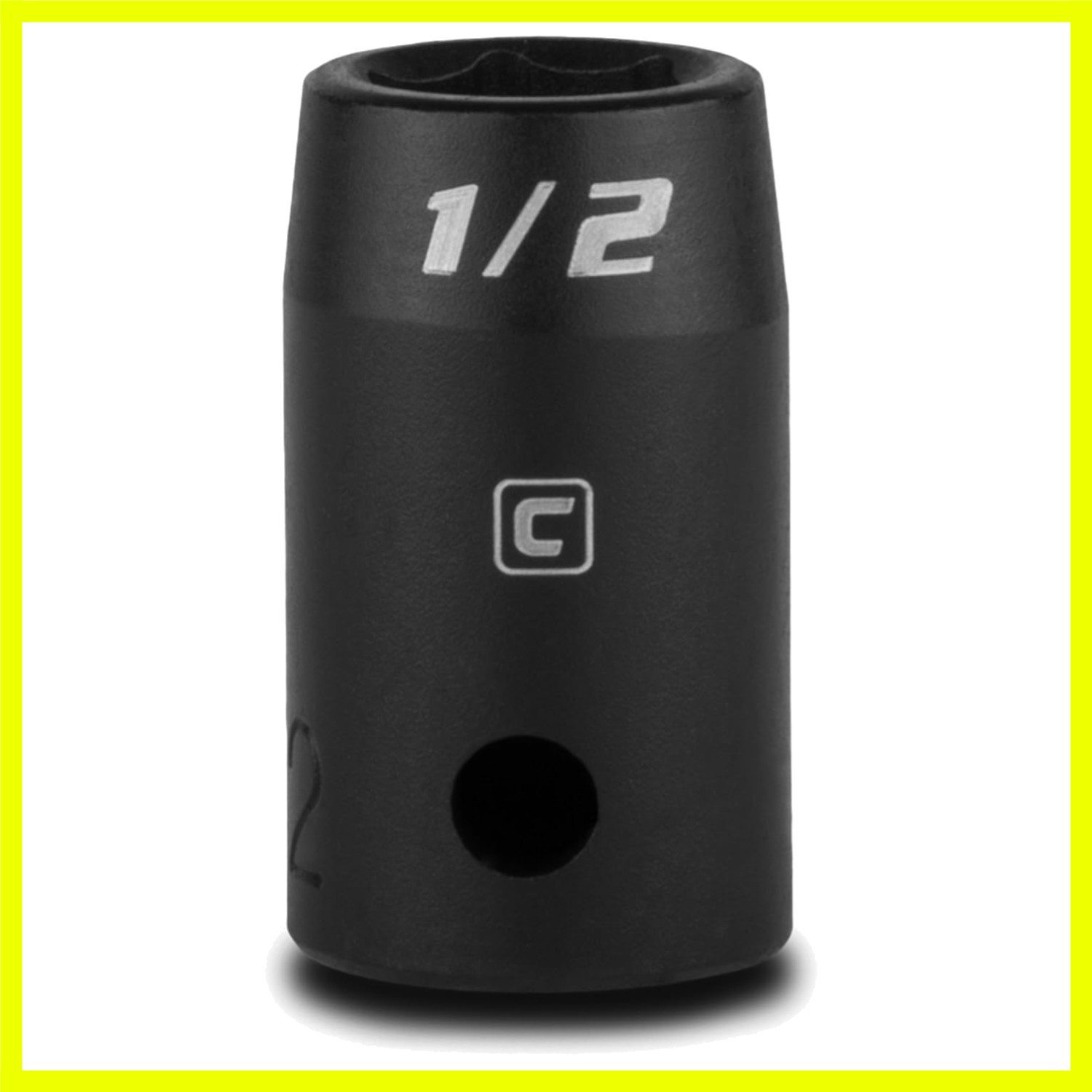 1/2-Inch Shallow Impact Socket, 1/2-Inch Drive, 6-Point, SAE