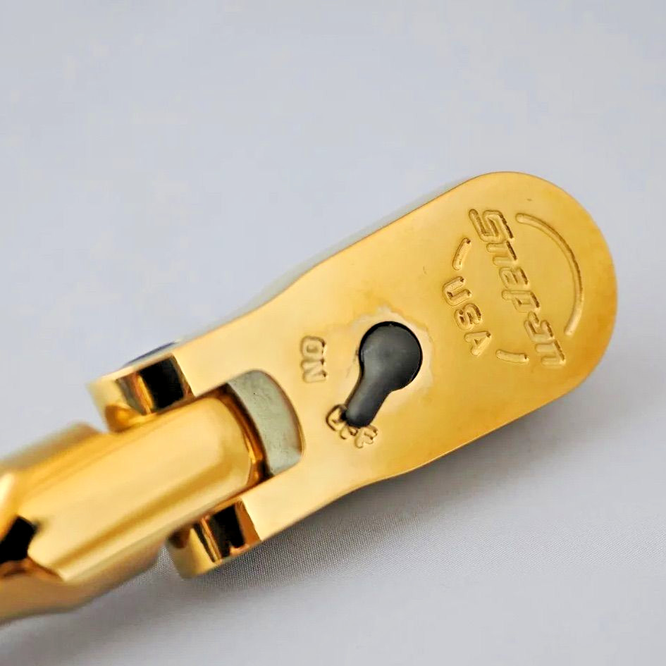 Snap-on FLLF80 3/8 Drive Long Flex Head Ratchet Limited Edition Gold New