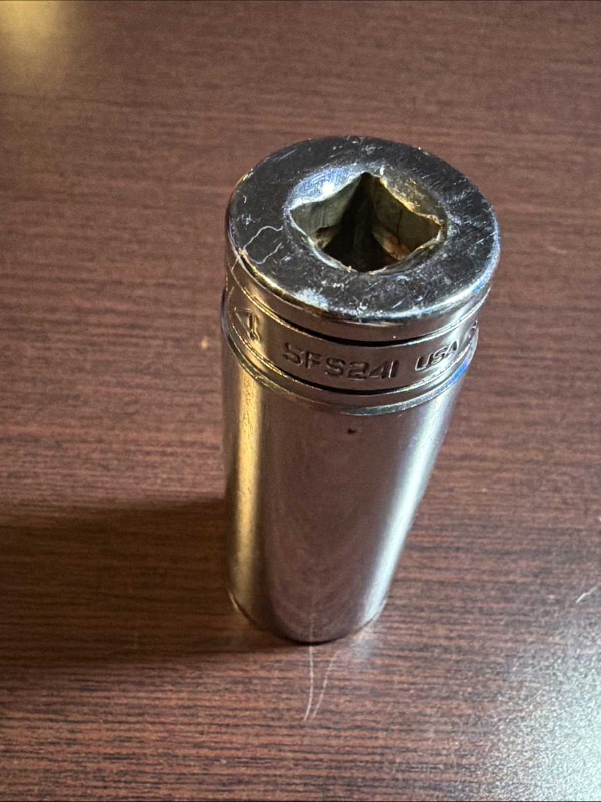Snap On 3/8″ Drive 6-Point 3/4″ Deep Chrome Socket SFS241