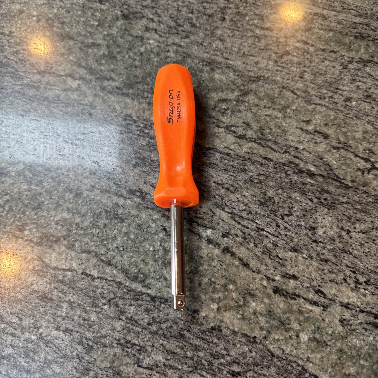 Snap On tm4csa 1/4 drive 6” standard shank driver Orange new