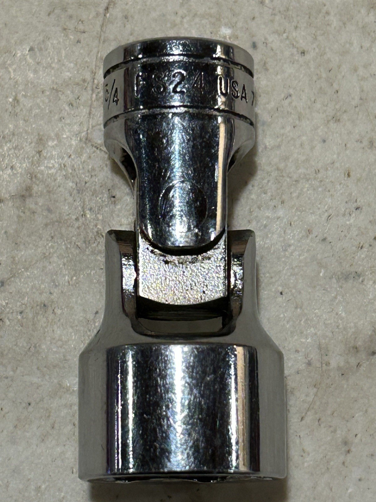 Snap-on Tools USA Swivel Socket FS24 3/8” Drive 3/4″ 6PT 6 Point