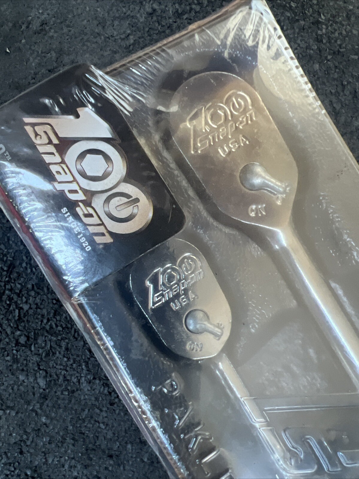 For Snap On NEW 100th Anniversary 2pc Mix Drive Chrome Ratchet Set RAT2TFCE