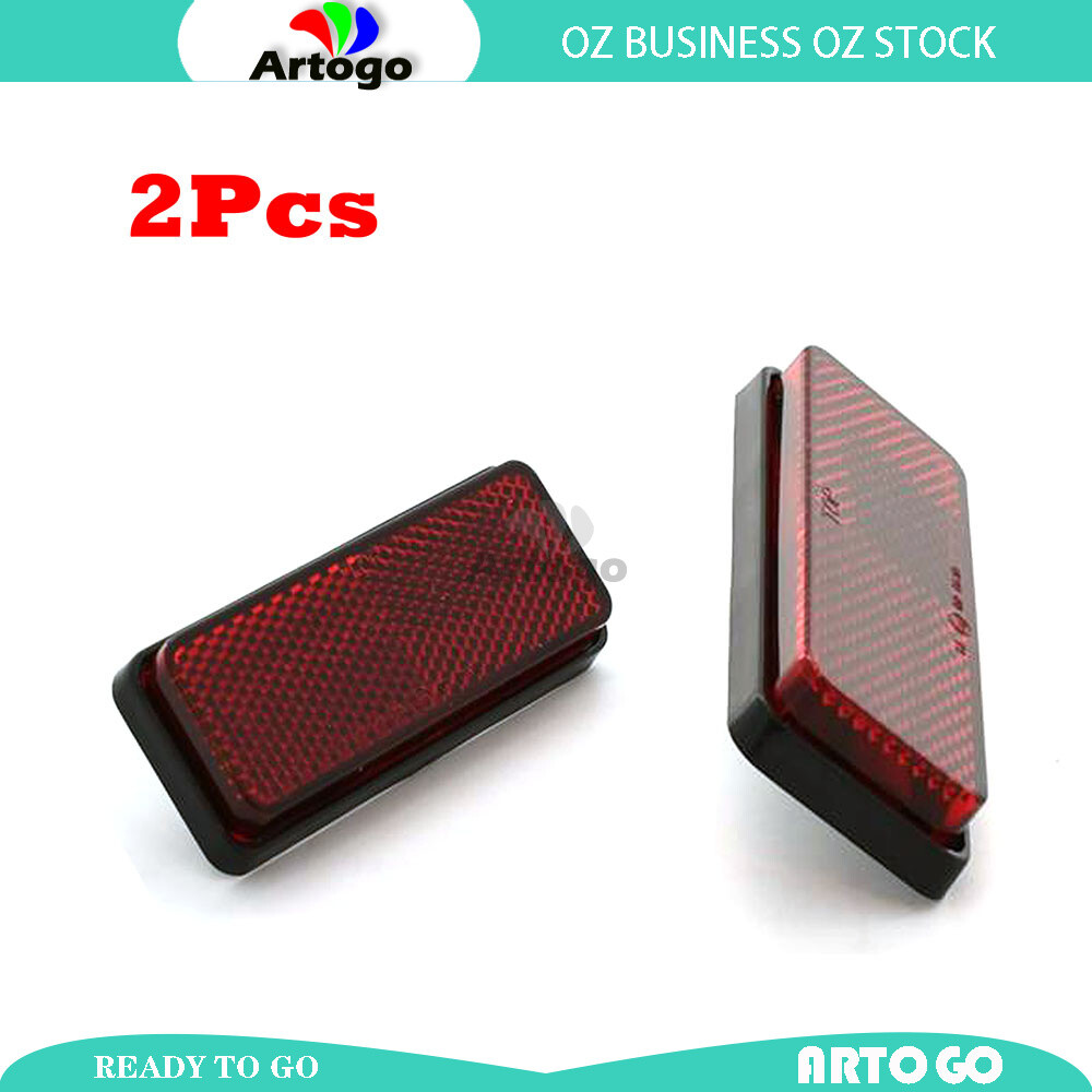 2X Motorcycle Rear Reflector Fit Honda VT800C Shadow 1988