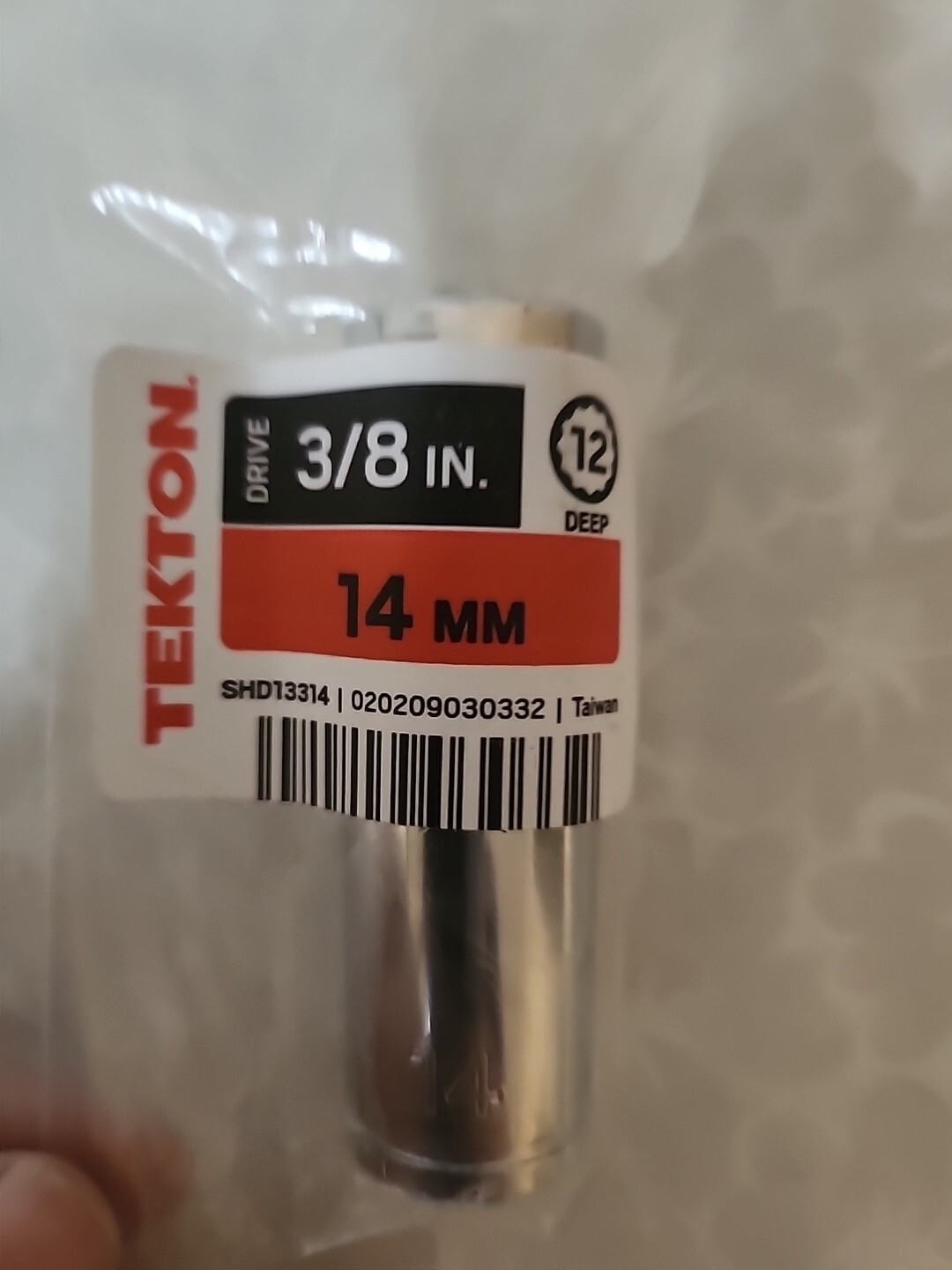 Tekton Individual 3/8” Drive Deep Socket 12-point Choose 5/16 to 15/16 or 14mm