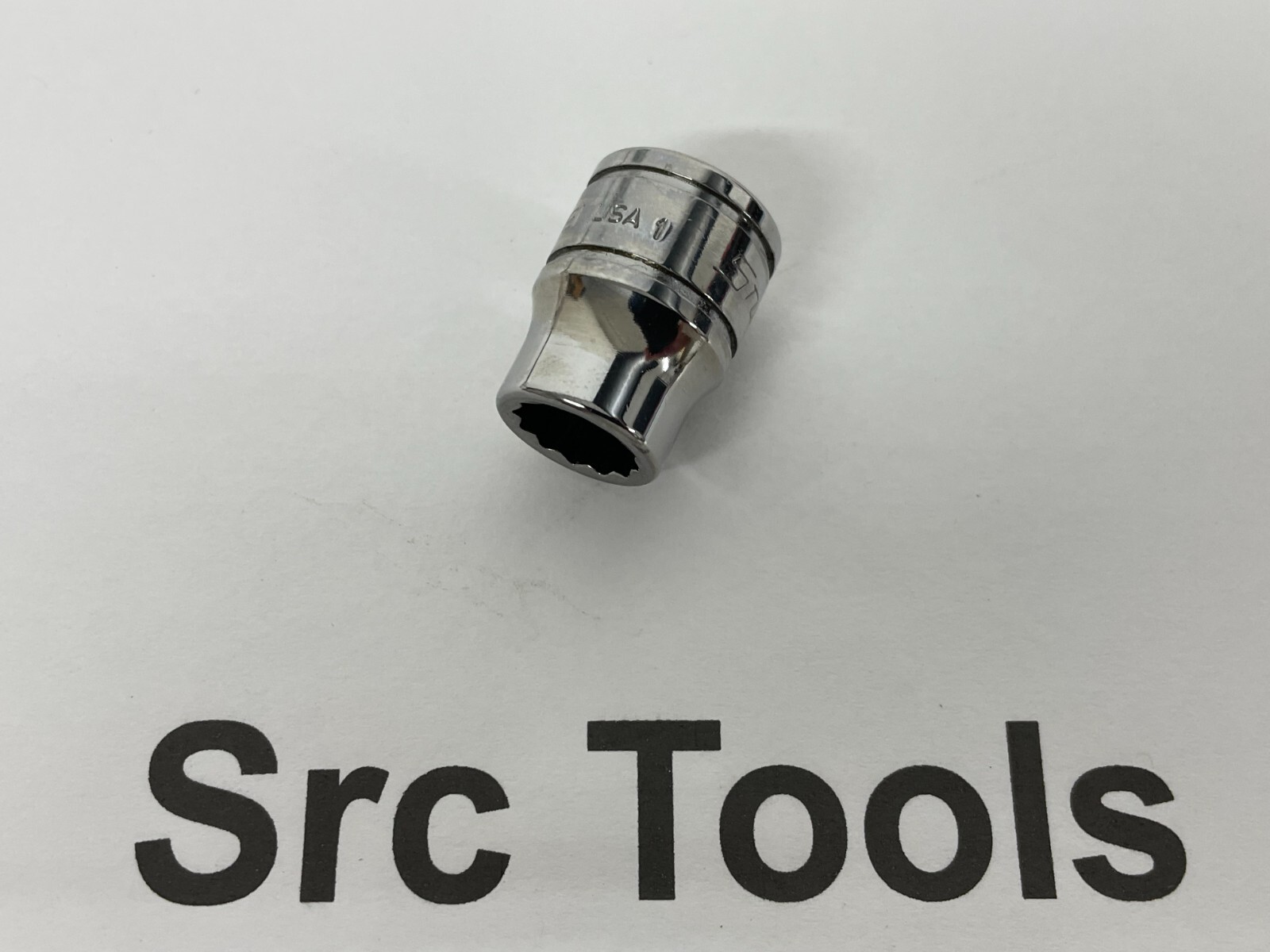 Snap-On Tools USA NEW 3/8″ Drive 12pt 3/8″ SAE Shallow Chrome Socket F121