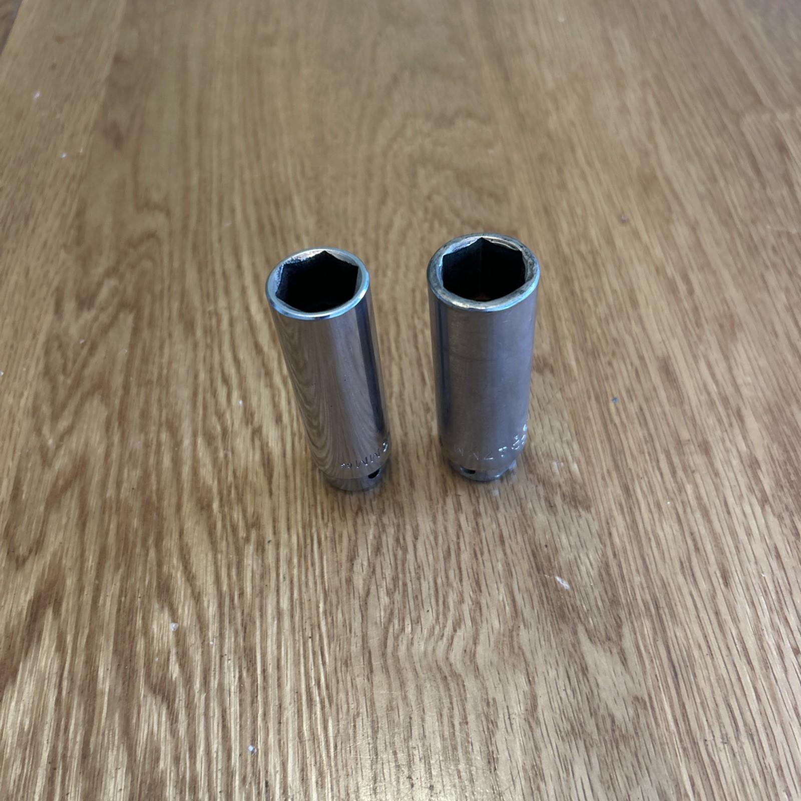 MAC TOOLS – Lot Of 2 Deep Sockets ,3/8″Drive, 6-Point, (16mm & 17mm) USA