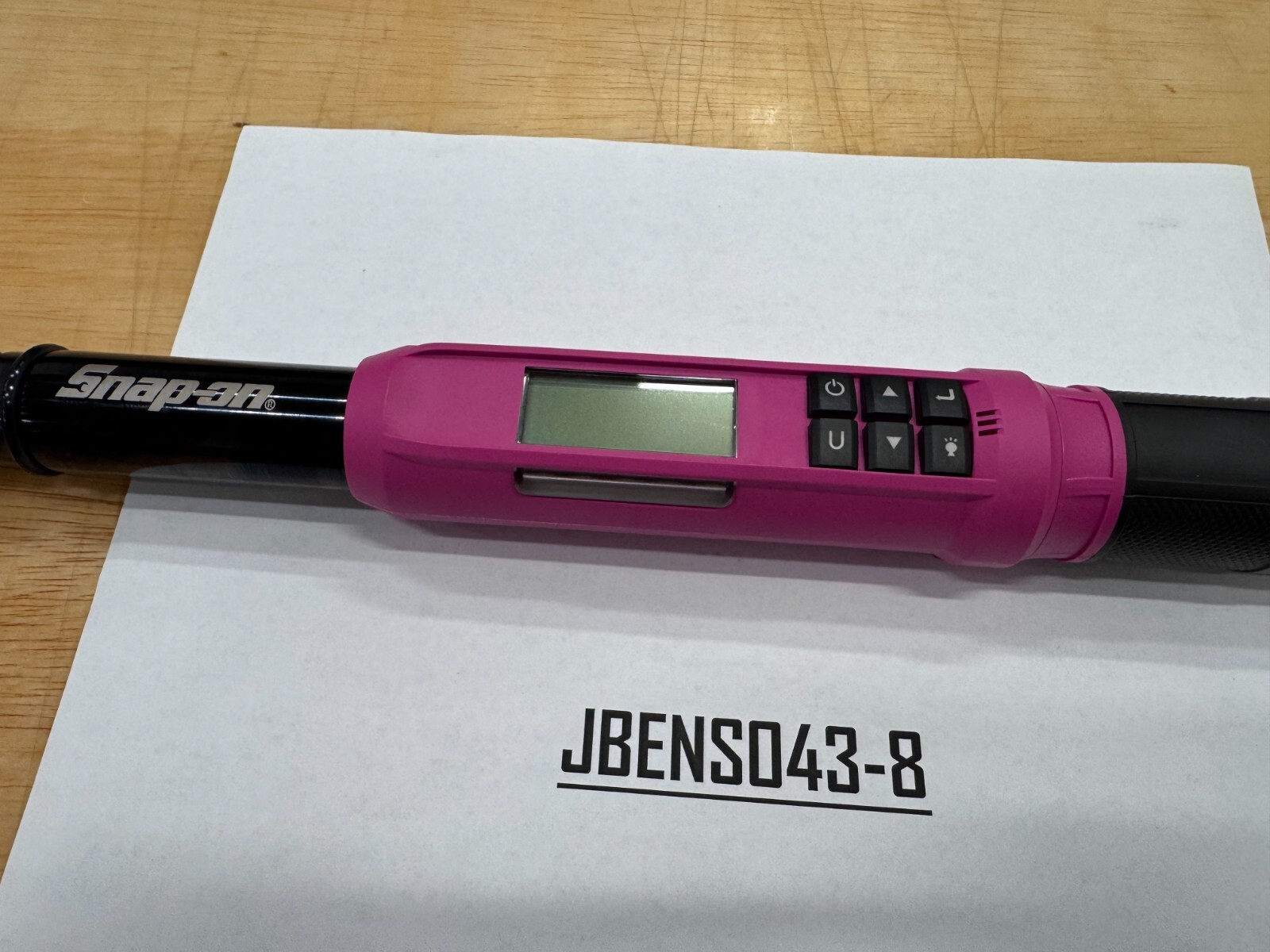 Snap-on Tools NEW PINK 3/8″ Drive 5-125ft lb Digital Torque Wrench ATECH2F125VEP