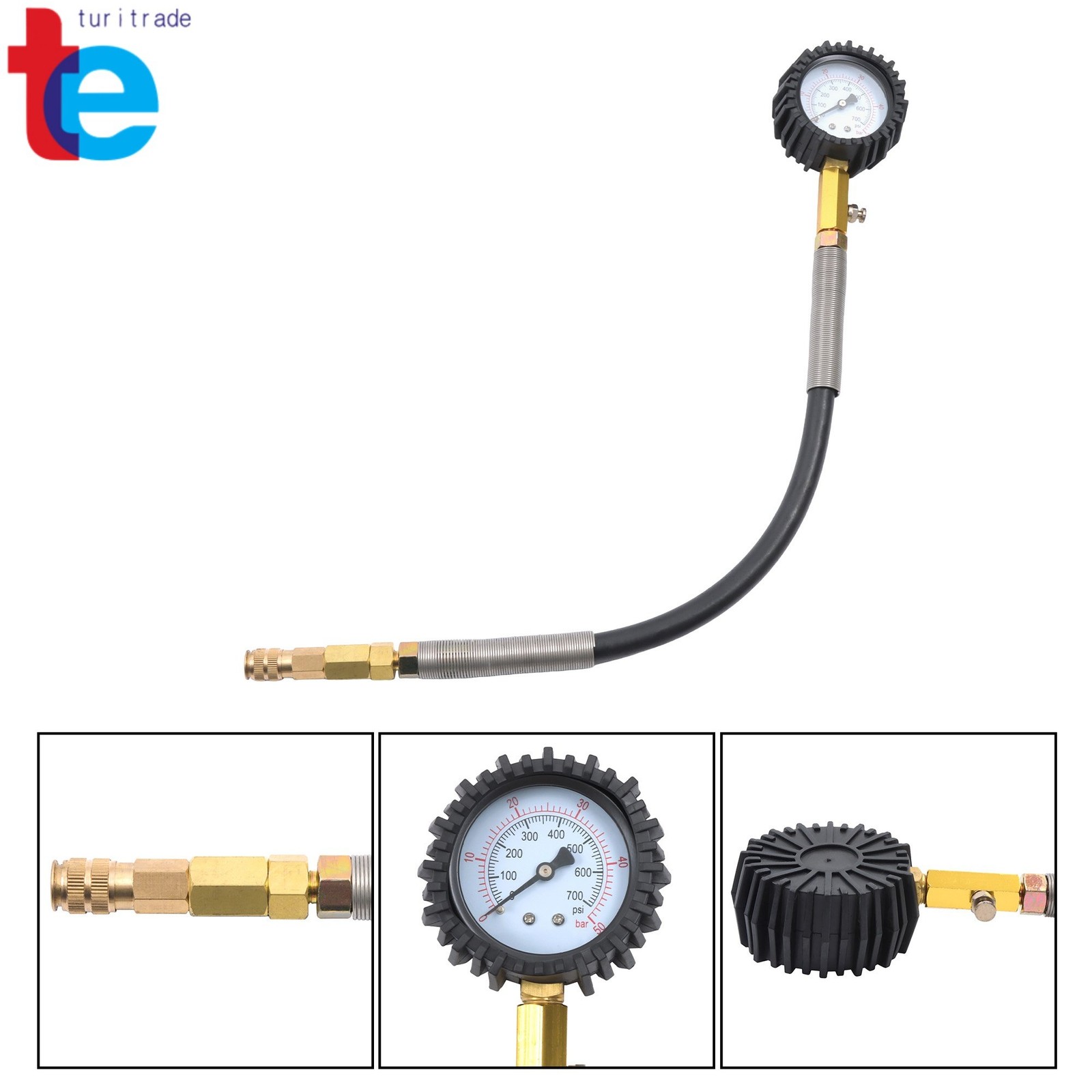 46Pc Diesel Petrol Engine Cylinder Compression Leak Down Tester Leak Diagnostic