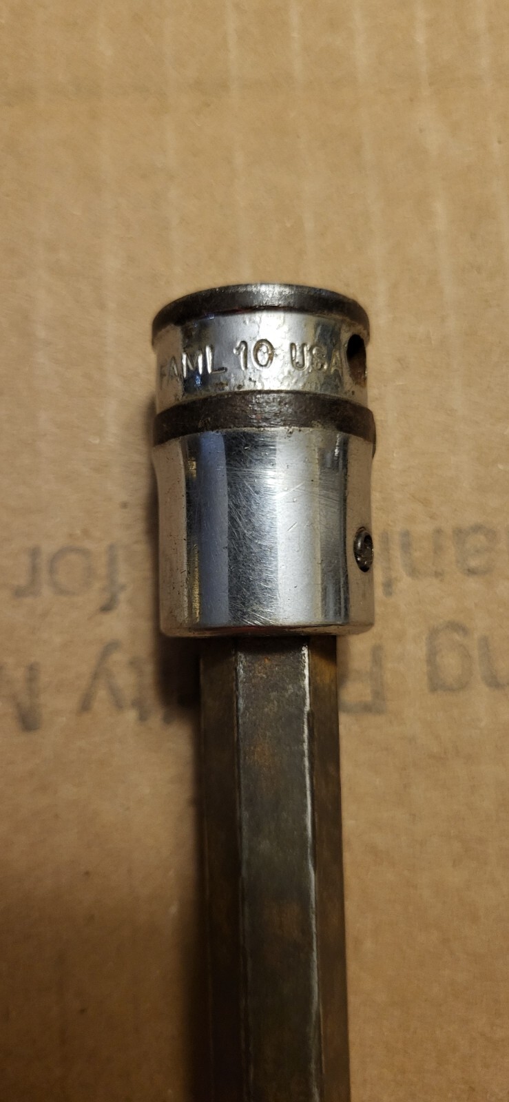 Snap-On Tools FAML10 LONG Hex Bit Socket Driver – 10mm Hex – 3/8″ Drive – USA