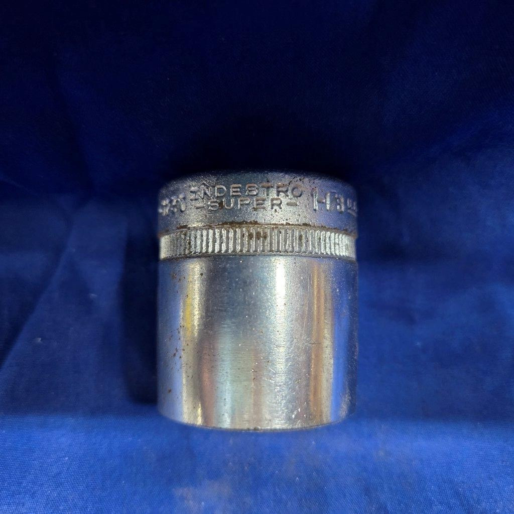Indestro Super 1236 Socket – 12-Point Standard Socket – Large 1 1/8” Socket