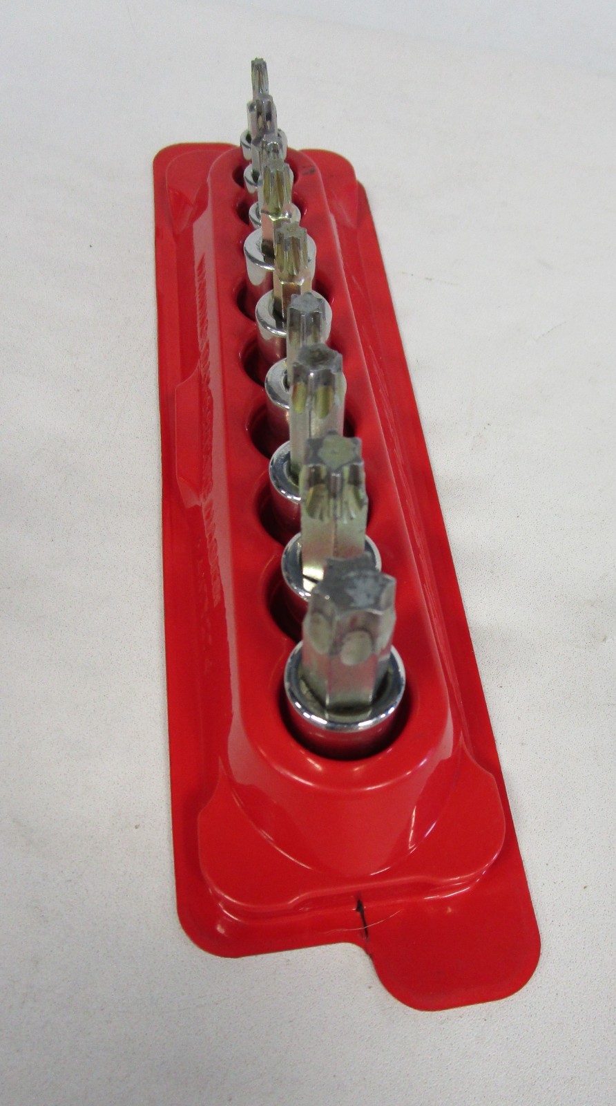Snap On 9 pc Combination Drive TORX® Bit Heavy-Duty Removal Socket Set 209EFTXBY