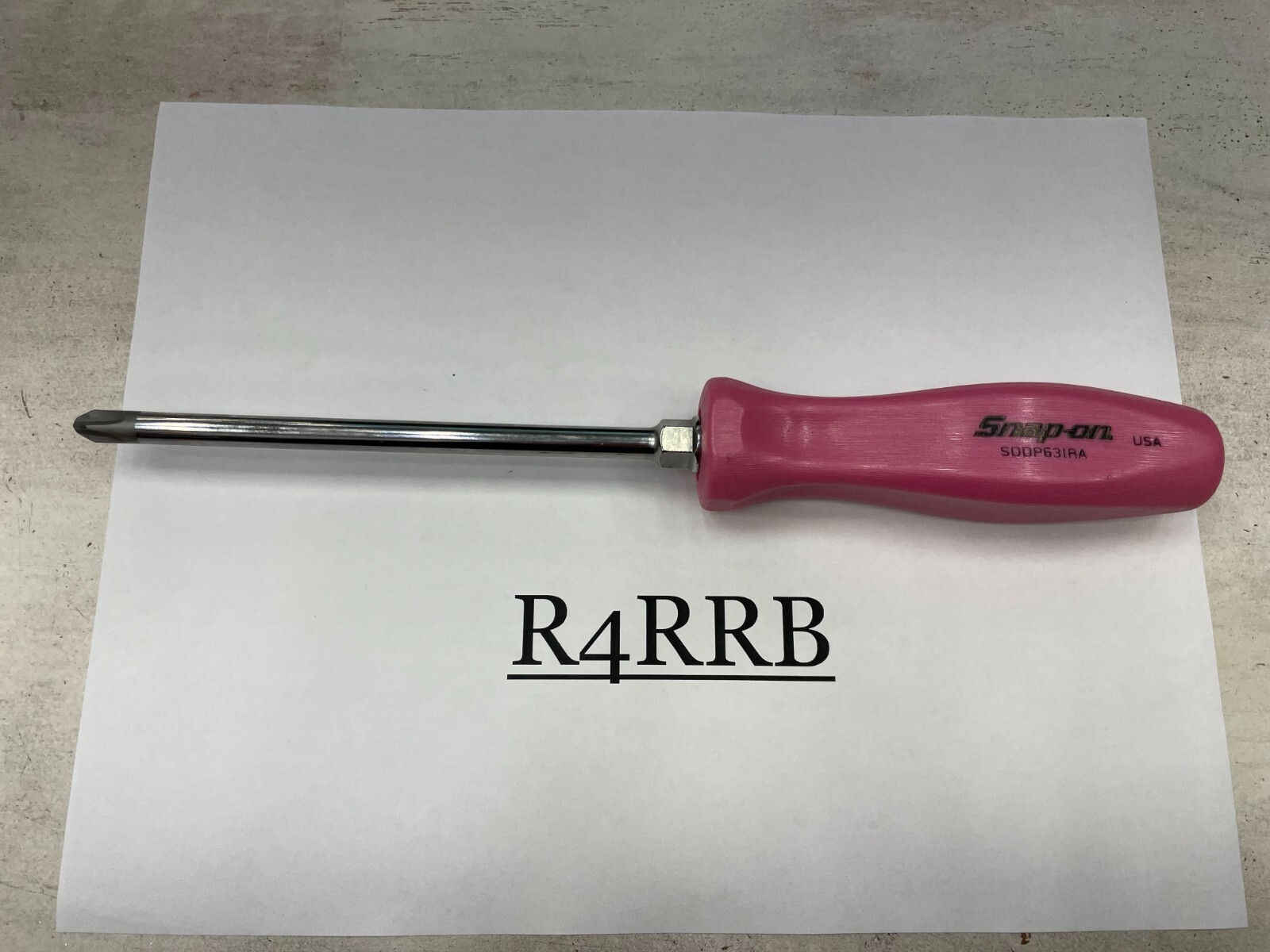 Snap-on Tools USA NEW PEARL PINK Hard Handle #3 Phillips Screwdriver SDDP63IRAPP