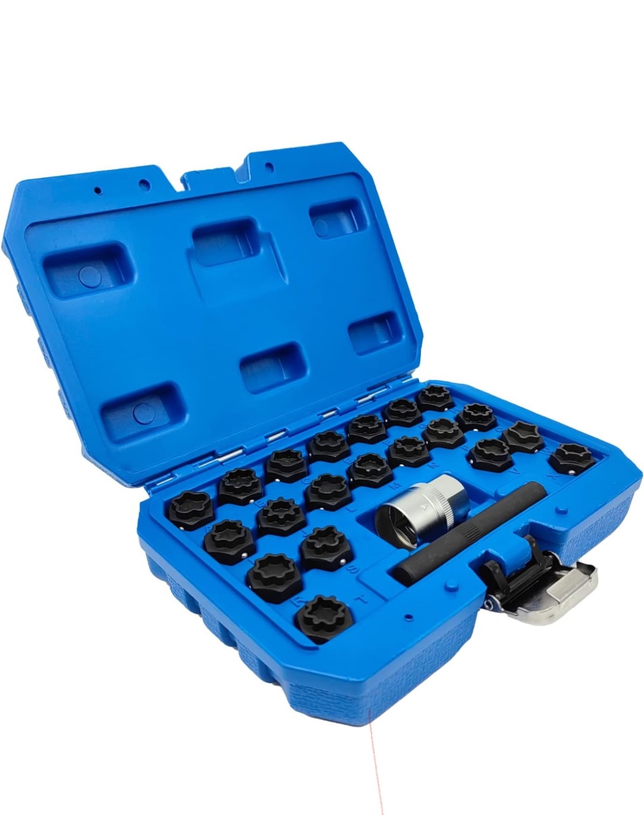 22 Piece Wheel Locking Key Removal Tool Kit Designed for Volkswagon & Audi