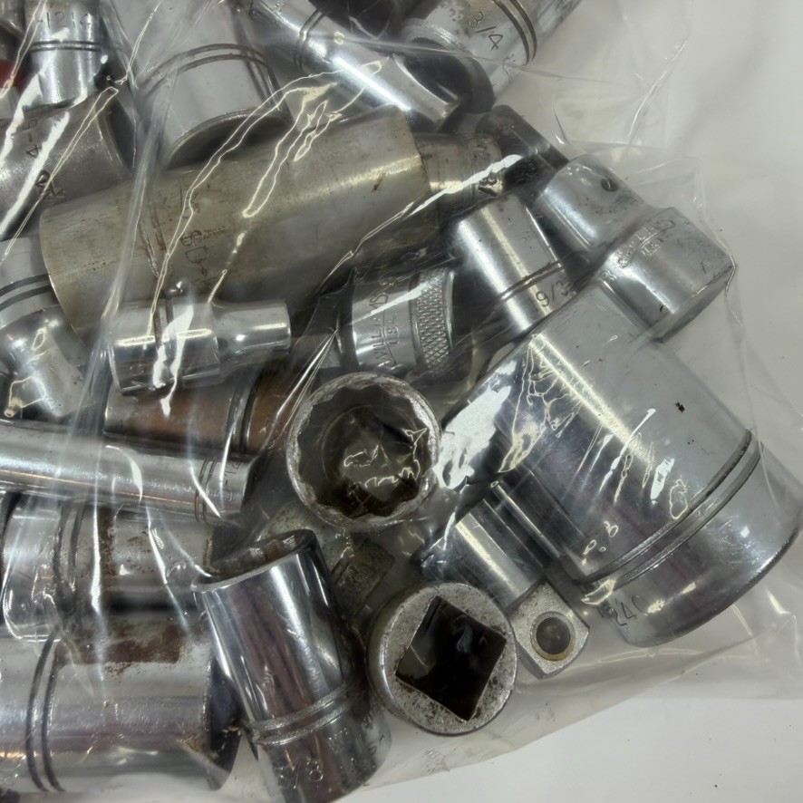 Large Williams Socket Lot Various Sizes 7 Lbs