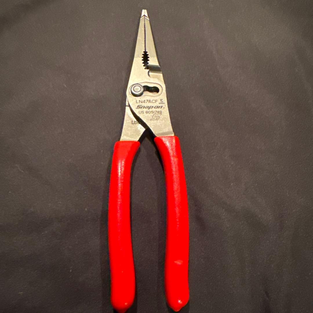 Snap On LN47ACF Needle Nose/Slip-Joint Combination Plier Unused from Japan