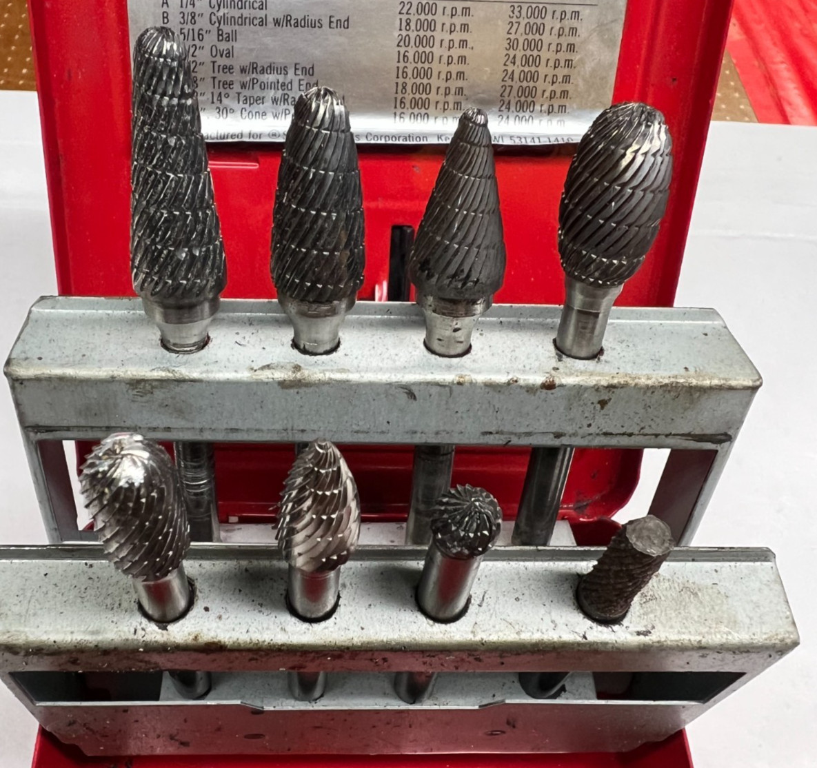 Snap On Solid Carbide 8p Set VWB800B