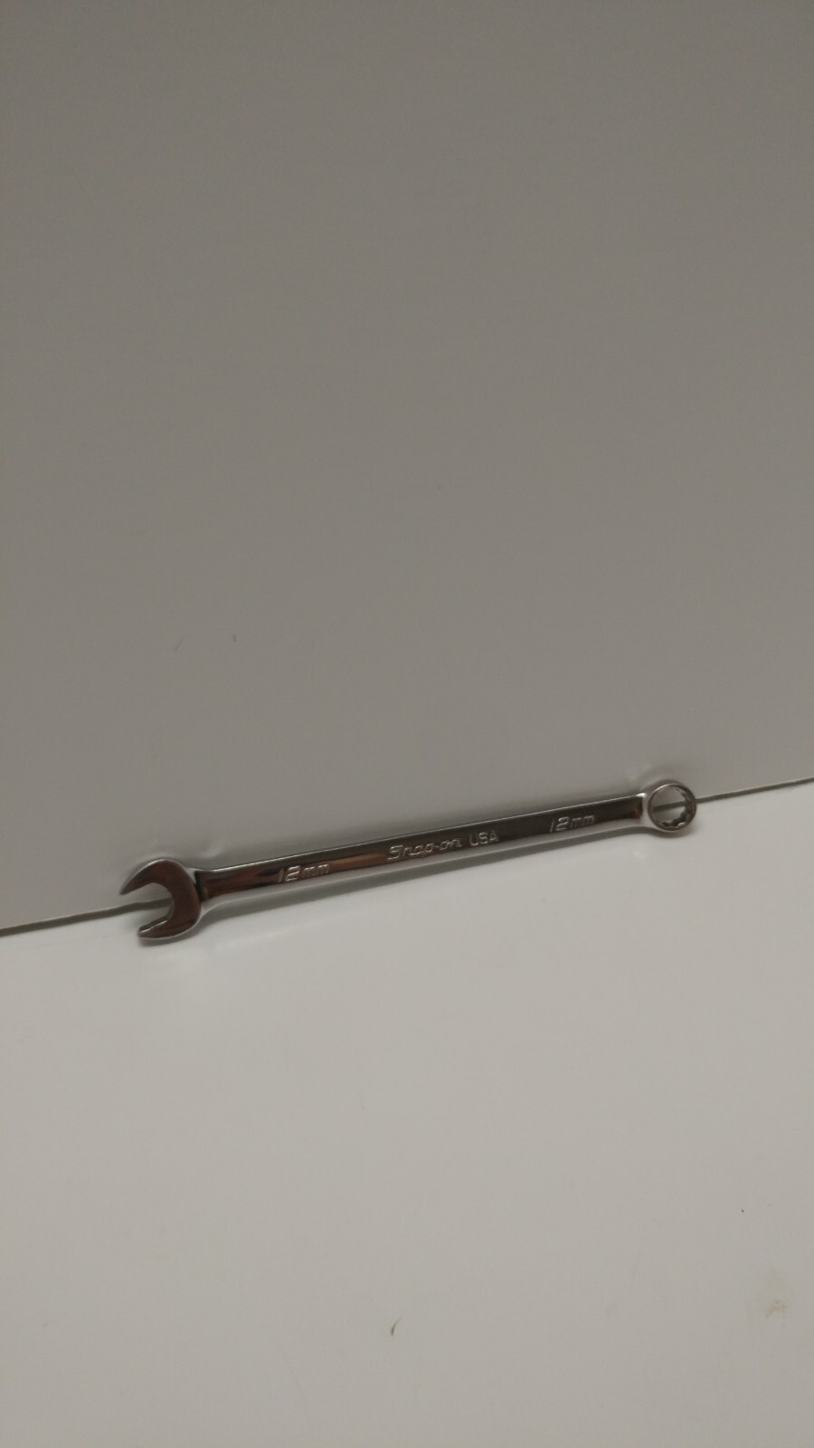 Snap-on 12mm Open End Wrench Combination (Used Once) SOEXM12 USA 7 1/2″ Long
