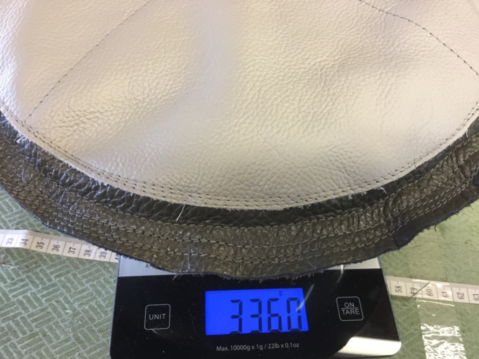 12.5 inches LEATHER SAND PAD 32 cm panel beaters metal work FILLED