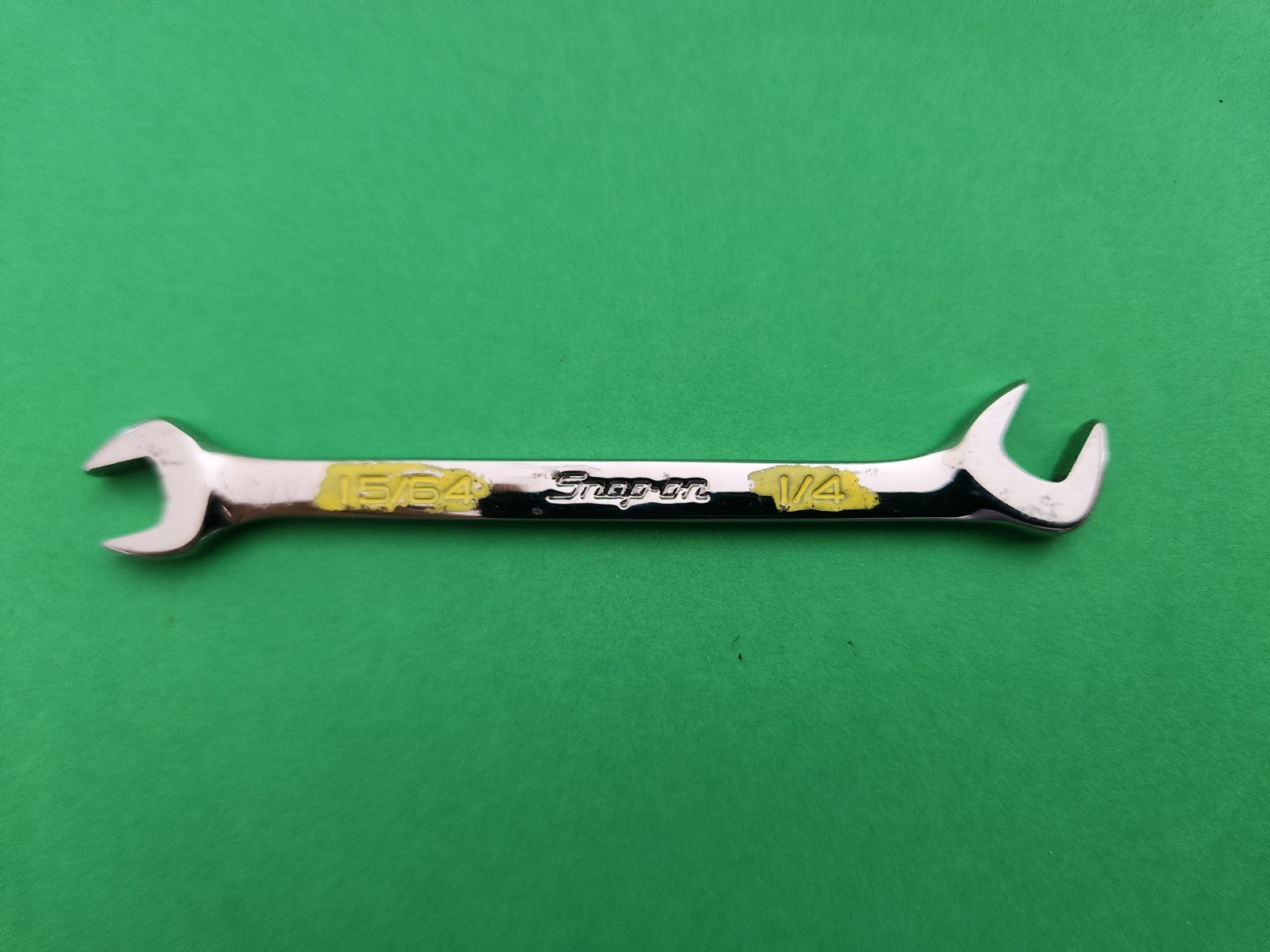 1 pc. Snap-on DS1516A Offset Angle Open End 15/64 x 1/4″ Ignition Wrench