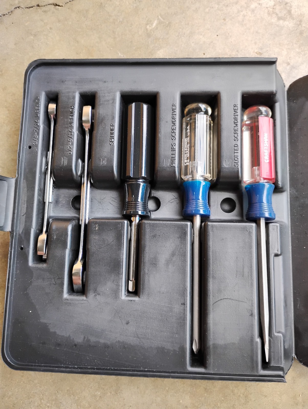 Craftsman USA 55pc Mechanics Tool Set Socket Ratchet 33455 Metric/SAE USA