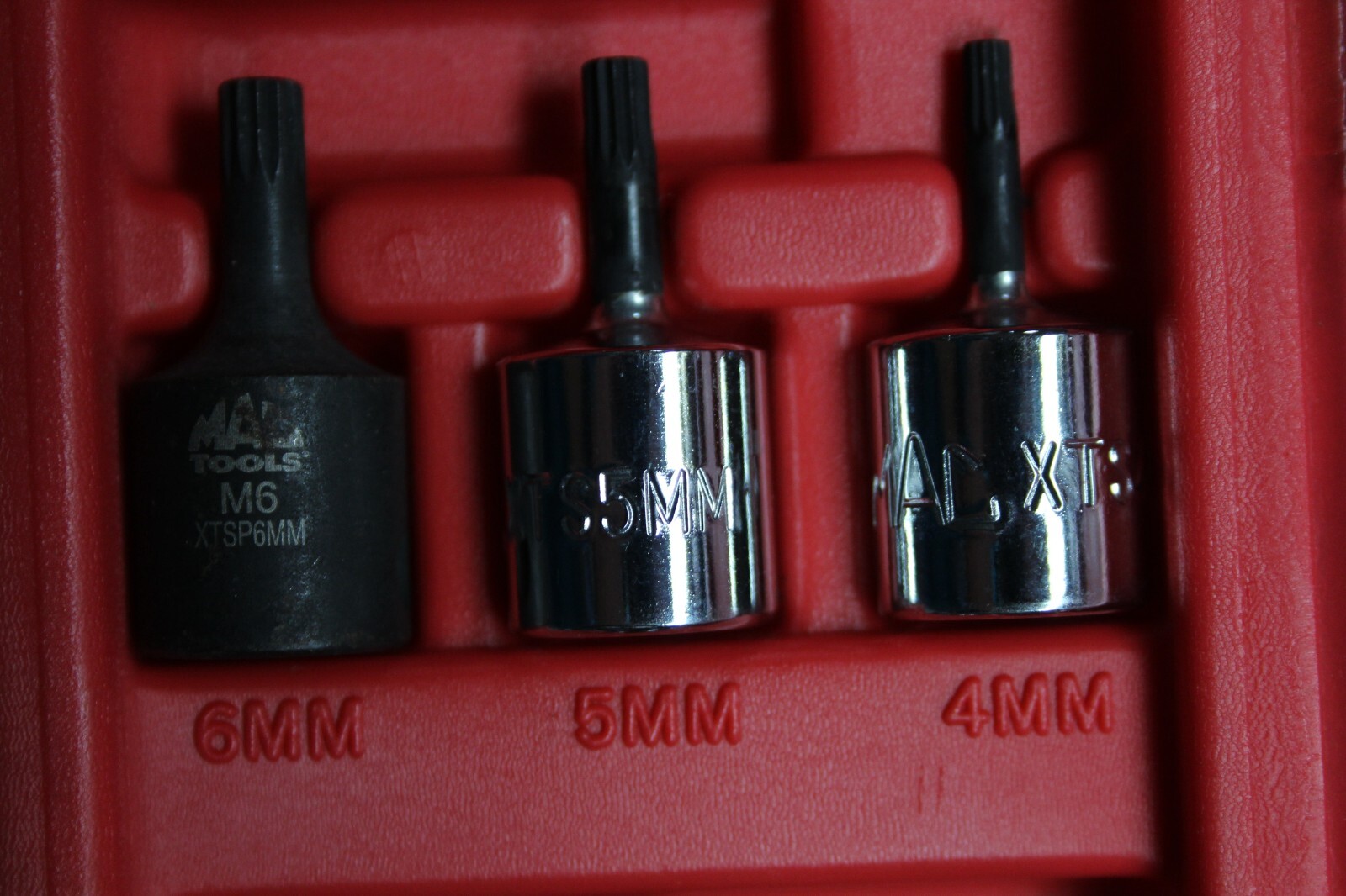MAC TOOLS SXMTS9B Metric Triple Square Driver Set VW, Mercedes, and BMW USA
