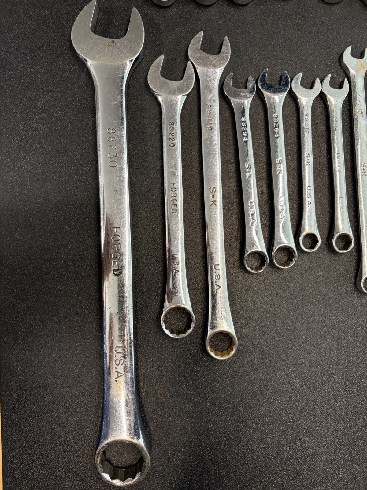 SK Tools Polished Wrench Lot Of 41
