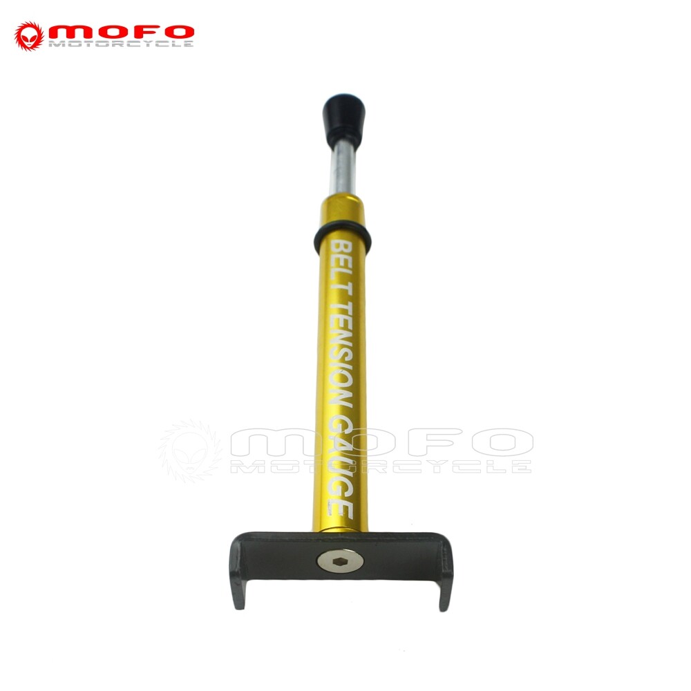 For Harley & All Belt Driver Bikes Motorcycle Adjustable Belt Tension Gauge Tool