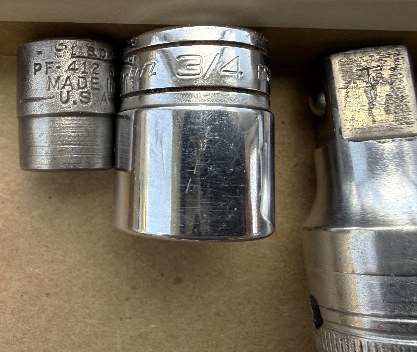 LOT OF 15 SNAP-ON SOCKETS – AS PICTURED