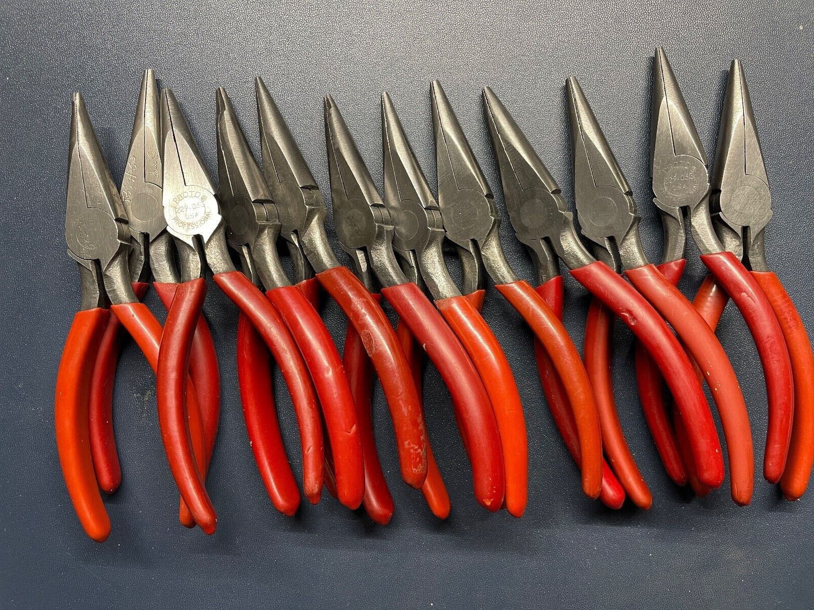 Proto 229-03G Needle Nose Plier 1 1/4 in Max Jaw, 5 5/8 in Overall Lg, USA MADE