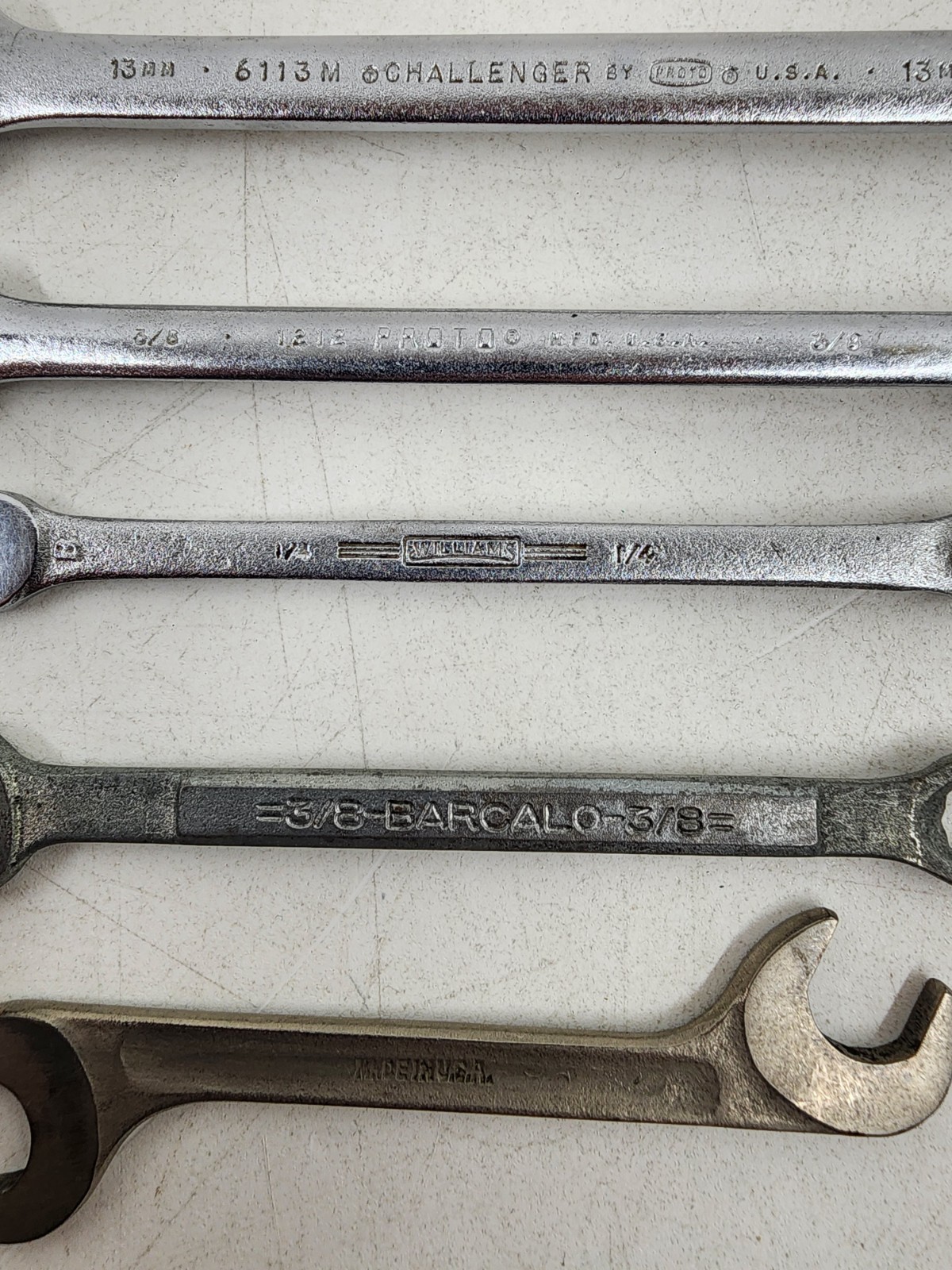 USA Made Wrenches Various Brands And Sizes Metric Standard Lot Of 13